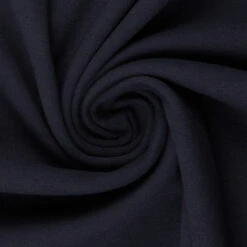 European Cotton Elastane Jersey, Solid, Oeko-Tex, Navy