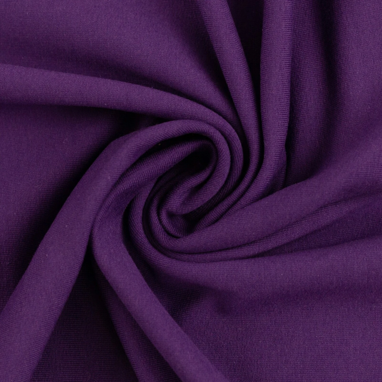 European Cotton Elastane Jersey, Solid, Oeko-Tex, Purple 1 European Cotton Elastane Jersey, Solid, Oeko-Tex, Purple