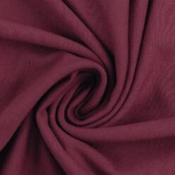 European Cotton Elastane Jersey, Solid, Oeko-Tex, Burgundy
