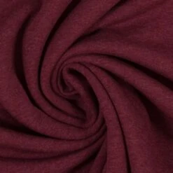 European Cotton Elastane Jersey, Oeko-Tex, Melange Burgundy