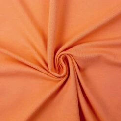 European Cotton Elastane Jersey, Solid, Oeko-Tex, Orange