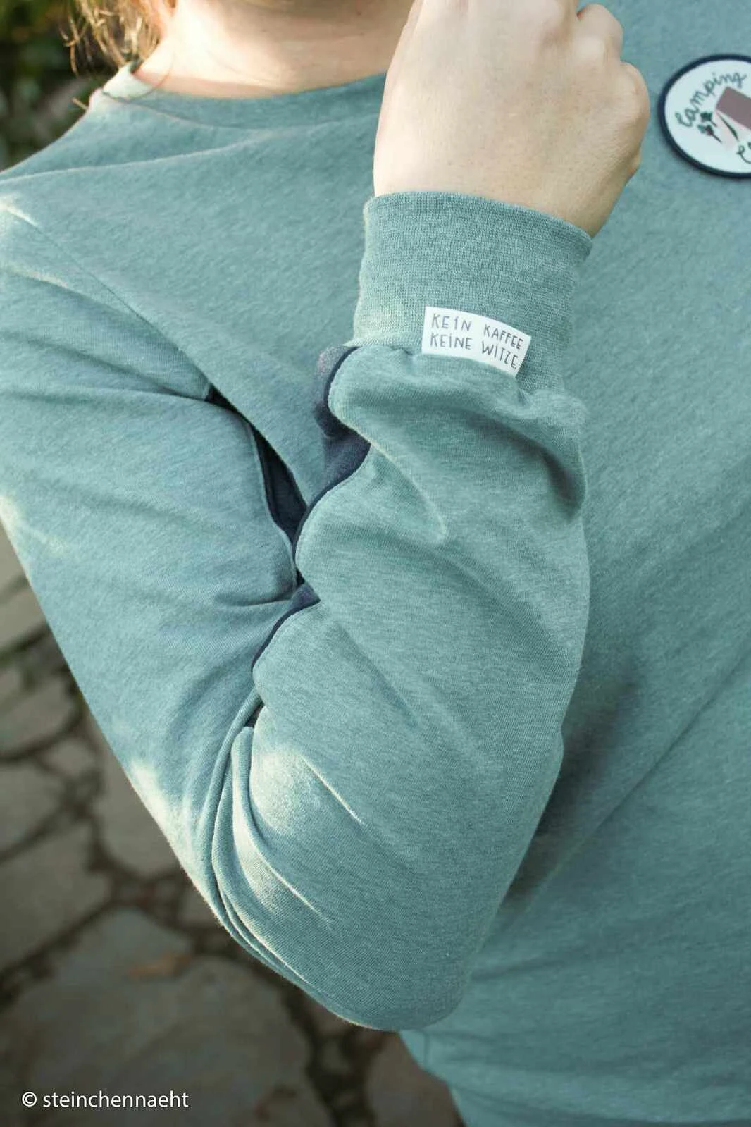 European Knit, Oeko-Tex French Terry, Melange Putty 4 European Knit, Oeko-Tex French Terry, Melange Putty - Image 4