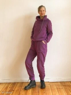 European Jogging Sweater Knit, Oeko-Tex, Solid, Deep Red -Tailor Supplies Sales 2024 3822 3