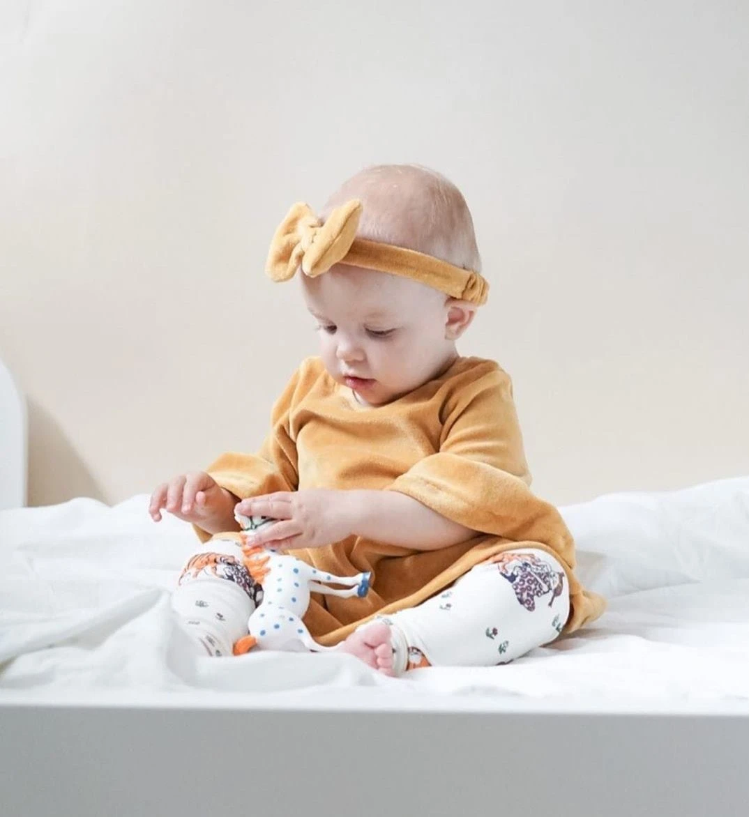 Elvelyckan Design, Oeko-Tex, Velour, Gold 4 Elvelyckan Design, Oeko-Tex, Velour, Gold - Image 4