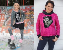 European Knit, French Terry, Oeko-Tex, Panel 74cm Skater Girl Pink 10 European Knit, French Terry, Oeko-Tex, Panel 74cm Skater Girl Pink -Tailor Supplies Sales 2024 5015 3