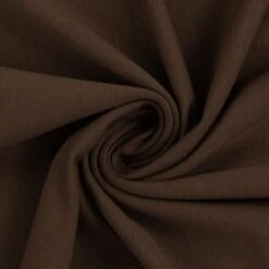 European Cotton Elastane Jersey, Solid, Oeko-Tex, Brown
