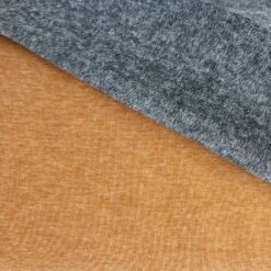 European Alpine Fleece Sweater Knit, Melange Ochre