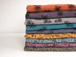 European Alpine Fleece Sweater Knit, Melange Ochre -Tailor Supplies Sales 2024 5288 3