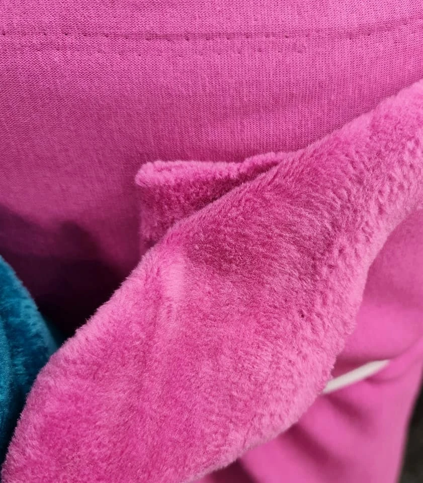 European Alpine Fleece Sweater Knit, Dark Khaki 5 European Alpine Fleece Sweater Knit, Dark Khaki - Image 5