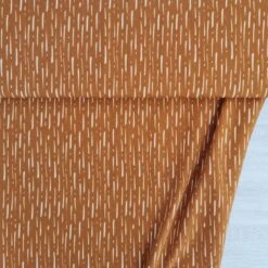 *REMNANT 67cm* European Modal Blend French Terry Knit, Dashed Ochre