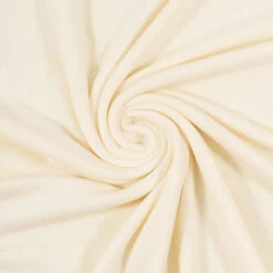 *REMNANT 67cm* European Cotton Elastane Jersey, Solid, Oeko-Tex, Cream