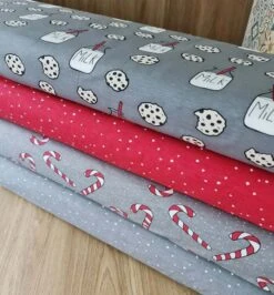 Tygdrommar, GOTS Organic Jersey, Milk & Cookie, Grey -Tailor Supplies Sales 2024 6490 2