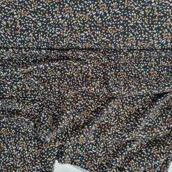 European Woven Viscose, Oeko-Tex, Confetti Black