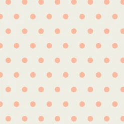 *REMNANT 113cm* Art Gallery Fabrics, Oeko-Tex, Spotted Bubbles Creamsicle In KNIT