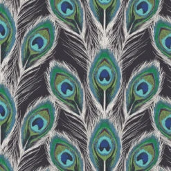 Art Gallery Fabrics, Oeko-Tex, Paon Plumes Royal, RAYON