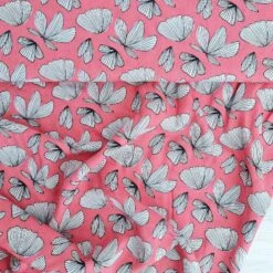 European Woven Viscose, Oeko-Tex, Boho Fly Pink