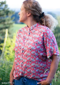 European Woven Viscose, Oeko-Tex, Boho Fly Pink -Tailor Supplies Sales 2024 6604 3