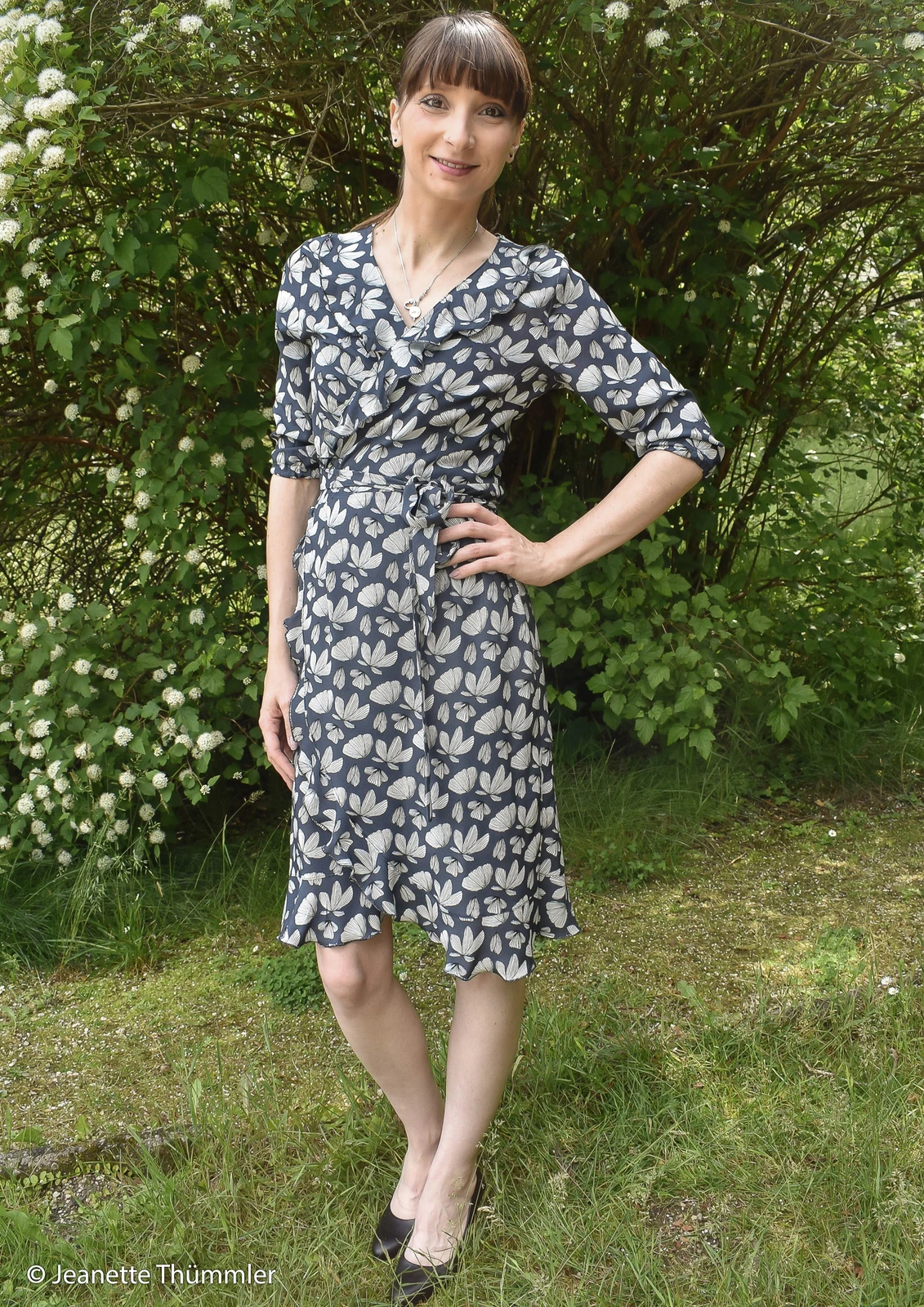 European Woven Viscose, Oeko-Tex, Boho Fly Navy 4 European Woven Viscose, Oeko-Tex, Boho Fly Navy - Image 4