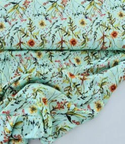 *REMNANT 59cm* European Viscose Silky, Oeko-Tex, Frieda Aqua