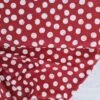 European Viscose Linen Blend, Spots Burgundy