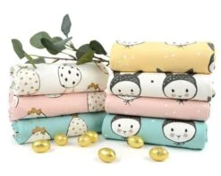 Tygdrommar, GOTS Organic Jersey, Crazy Egg - White -Tailor Supplies Sales 2024 6706 2