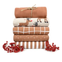 *REMNANT 40cm* Tygdrommar, GOTS Organic Jersey, Mini Spots Sandstorm -Tailor Supplies Sales 2024 6741 2