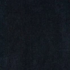 European Stretch Cotton Velour Ribbed Jersey Knit, Dark Denim Blue