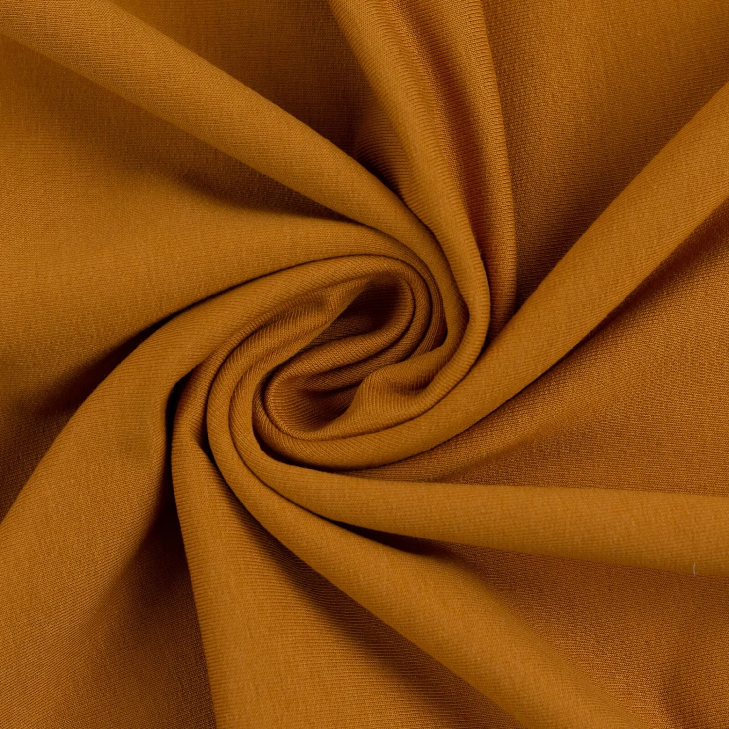 European Viscose Blend Ponte, Solid, Golden Ochre 1 European Viscose Blend Ponte, Solid, Golden Ochre