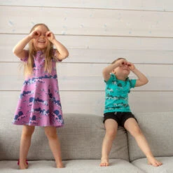 PaaPii Design, GOTS Organic Jersey, Archipelago Lilac Light Pink Blueberry -Tailor Supplies Sales 2024 7069 6