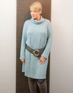 European Knit, Cosy Viscose Knit, Melange Thistle -Tailor Supplies Sales 2024 7142 5