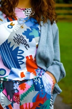 European Knit, Cosy Viscose Knit, Melange Thistle -Tailor Supplies Sales 2024 7142 9