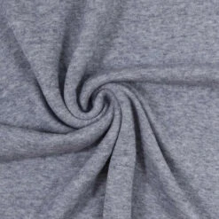 European Knit, Cosy Viscose Knit, Melange Light Denim Blue