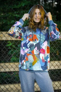 European Knit, Cosy Viscose Knit, Melange Light Denim Blue -Tailor Supplies Sales 2024 7148 9