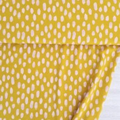 *REMNANT 100cm* European Modal Blend French Terry Knit, Brush Bright Ochre