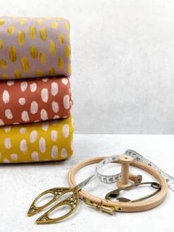 *REMNANT 100cm* European Modal Blend French Terry Knit, Brush Clay -Tailor Supplies Sales 2024 7302 2