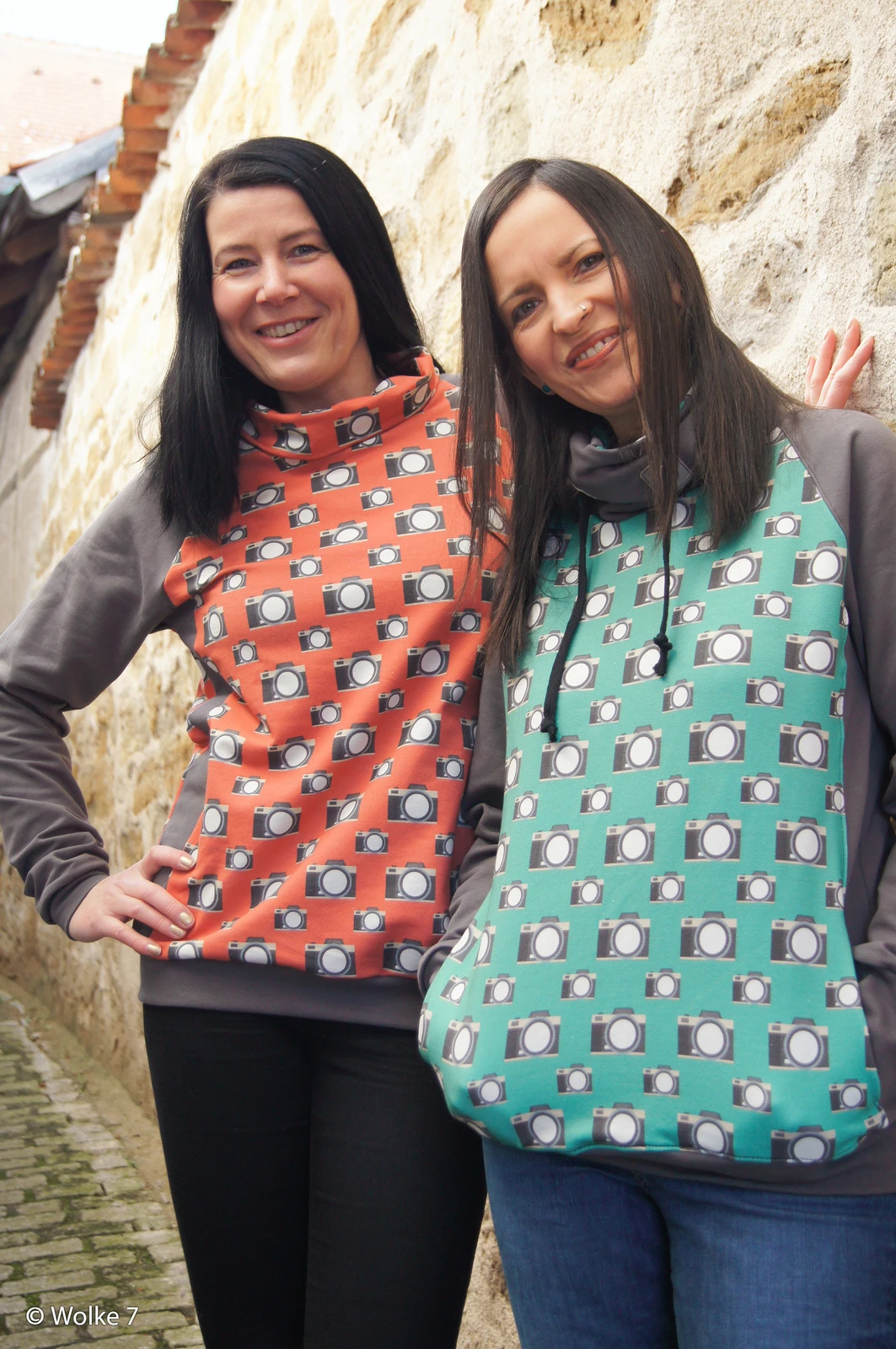 European Knit, Oeko-Tex French Terry Cosy, Cameras Dark Coral 4 European Knit, Oeko-Tex French Terry Cosy, Cameras Dark Coral - Image 4