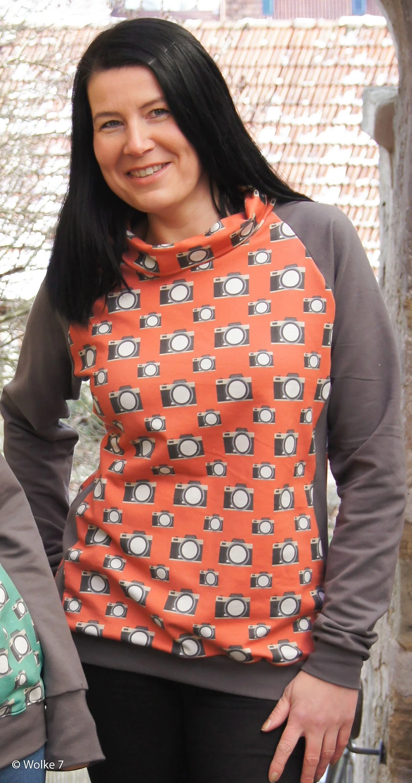 European Knit, Oeko-Tex French Terry Cosy, Cameras Dark Coral 7 European Knit, Oeko-Tex French Terry Cosy, Cameras Dark Coral - Image 7