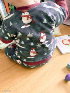 European Jogging Sweater Knit, Oeko-Tex, Penguins Blue 13 European Jogging Sweater Knit, Oeko-Tex, Penguins Blue -Tailor Supplies Sales 2024 7330 5