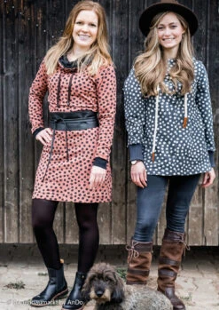 European Knit, Oeko-Tex Lightweight French Terry, Scribbled Spots Blue -Tailor Supplies Sales 2024 7359 2