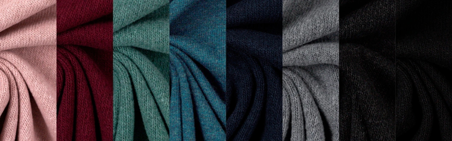 *REMNANT 92cm* European Knitted Brushed Cotton, Winter Weight, Black 3 *REMNANT 92cm* European Knitted Brushed Cotton, Winter Weight, Black - Image 3