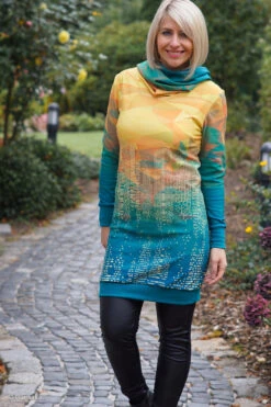 European Modal Blend French Terry Knit, Skyline Petrol -Tailor Supplies Sales 2024 7409 3