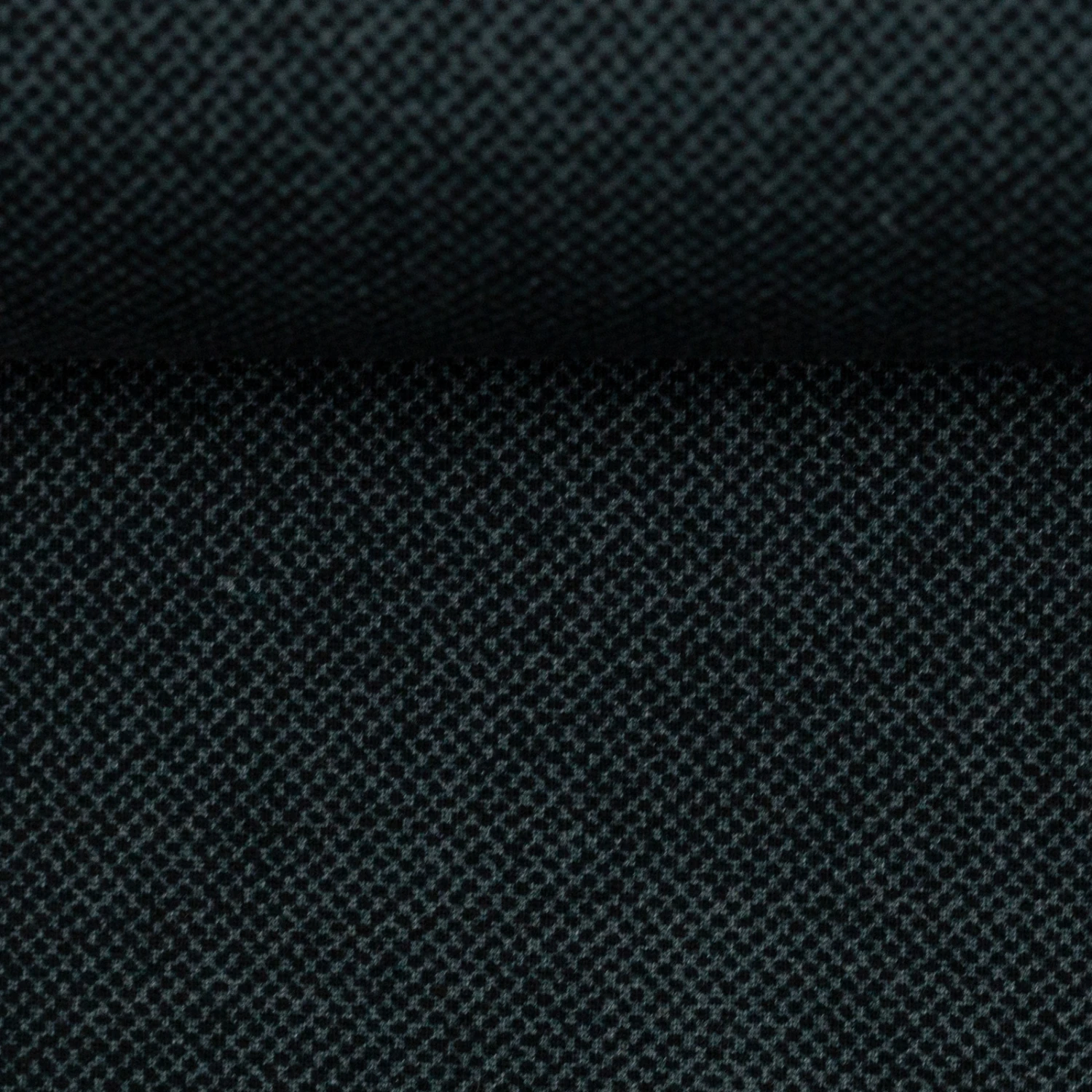 European Knit, Oeko-Tex French Terry, Mesh Charcoal Black 2 European Knit, Oeko-Tex French Terry, Mesh Charcoal Black - Image 2