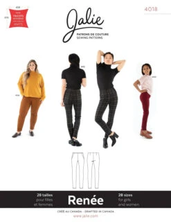 Jalie Sewing Patterns, 4018 RENEE Ponte Pants