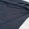 *REMNANT 83cm* European Knit, Oeko-Tex French Terry, Dashes Blue