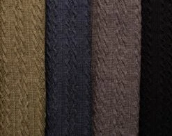 *REMNANT 67cm* European Cable Cardigan Knit, Black -Tailor Supplies Sales 2024 7484 3