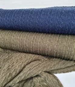 *REMNANT 74cm* European Cable Cardigan Knit, Olive -Tailor Supplies Sales 2024 7486 5