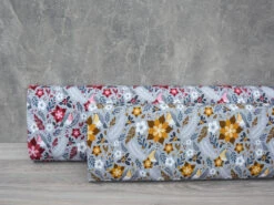 European Modal Blend French Terry Knit, Robin Floral Light Ochre -Tailor Supplies Sales 2024 7499 2