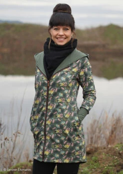 European Knit, Oeko-Tex French Terry, Floral Hunter Rose -Tailor Supplies Sales 2024 7530 2