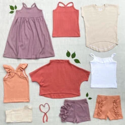 Tygdrommar, GOTS Organic, Ribbed Knit, Clay -Tailor Supplies Sales 2024 7570 3