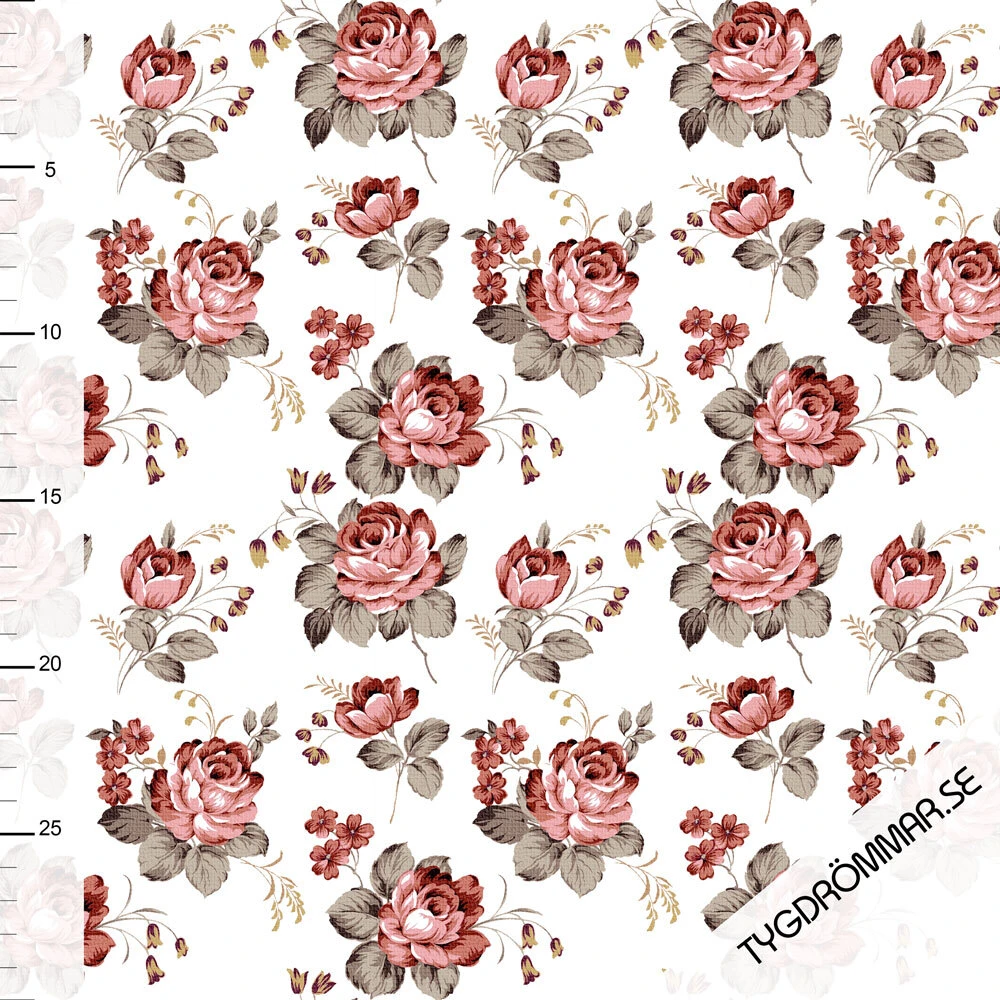 Tygdrommar, GOTS Organic, Ribbed Knit, Nelly Rusty 3 Tygdrommar, GOTS Organic, Ribbed Knit, Nelly Rusty - Image 3